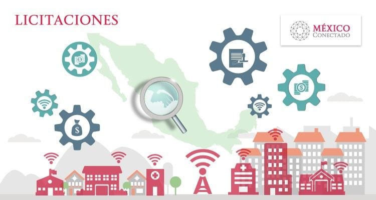 Ilustración de licitaciones y contrataciones públicas en México